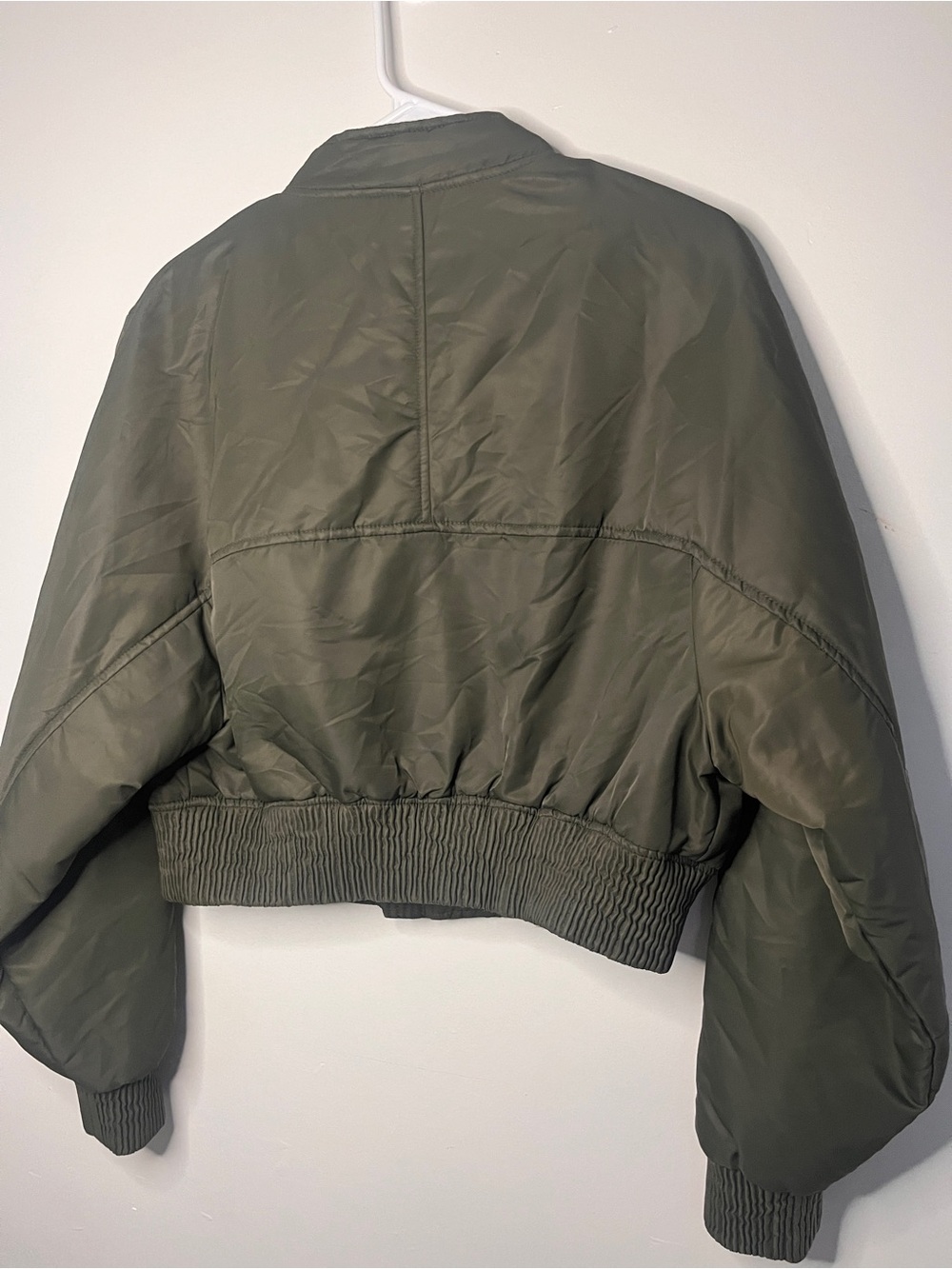 Zara Cropped Bomber Jacket NWOT SIZE S - Picture 10 of 10
